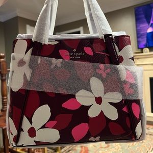 Kate Spade Jackson Forest Floral Medium Satchel